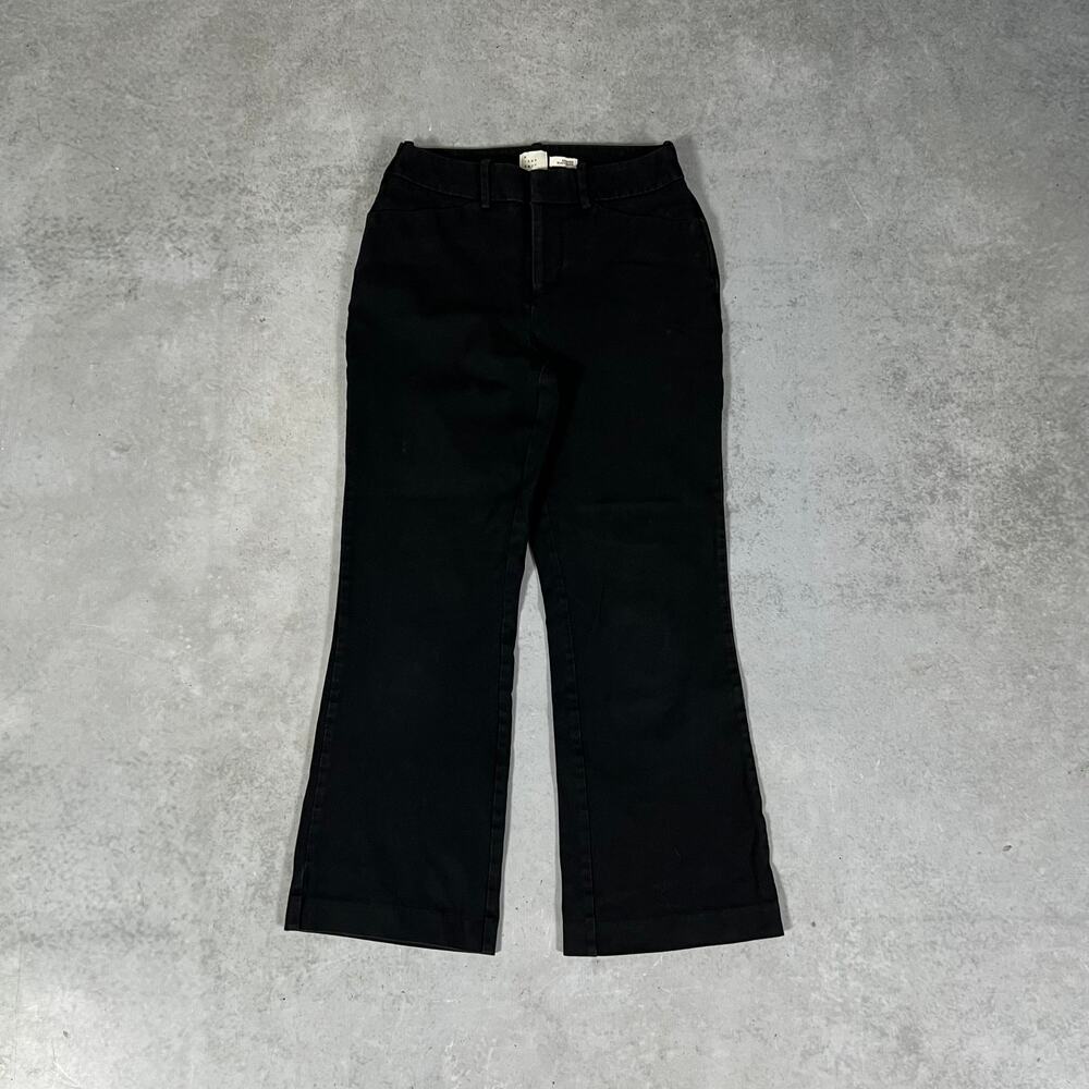 Flared Mid Rise A New Day Women's Black Stretch Boot Pants Size 2